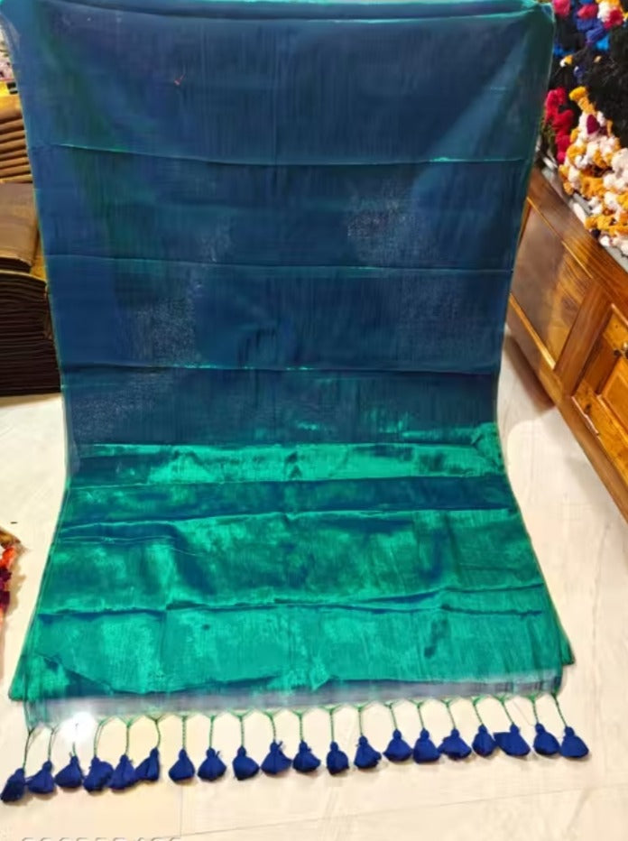 Premium Khadi Tissue sarees